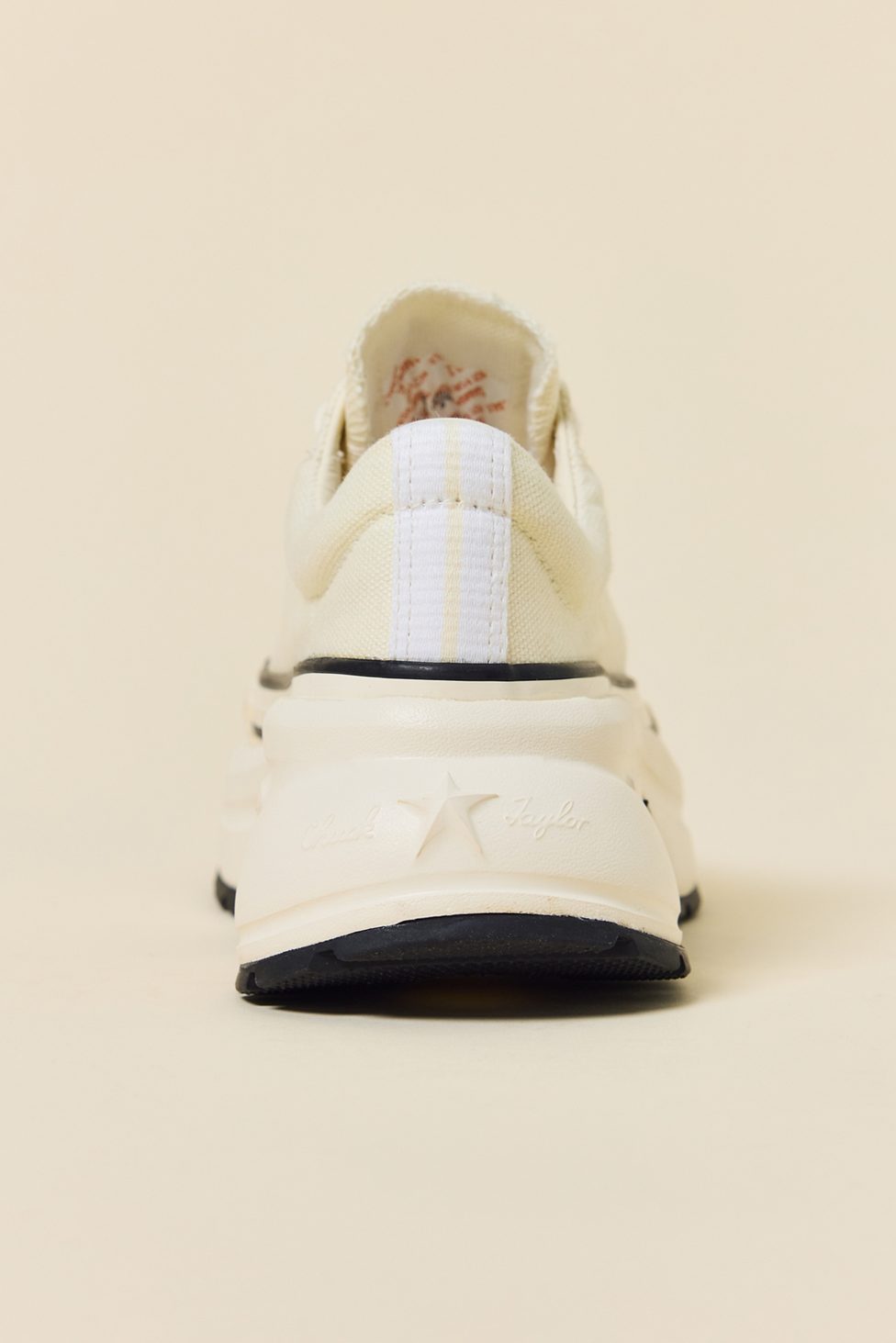 Converse Run Star Crush Platform Sneakers - Egret/Egret/Black