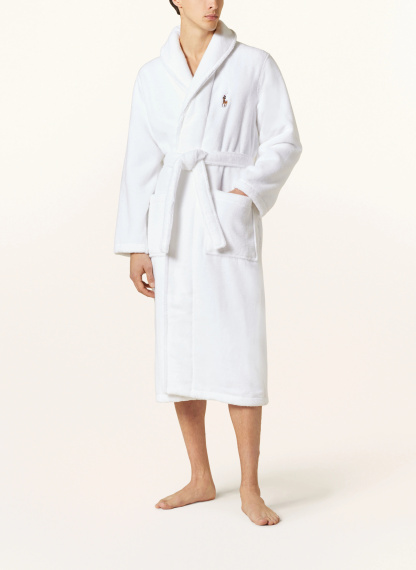 POLO RALPH LAUREN Herren-Bademantel – WEISS