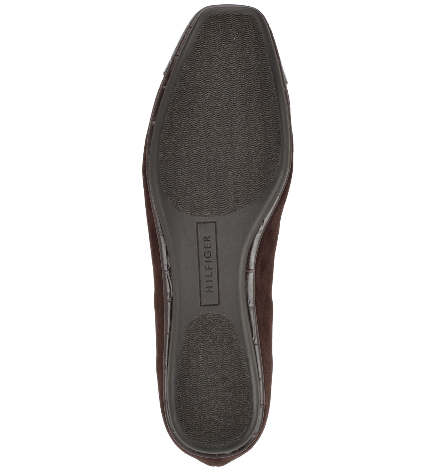 Tommy Hilfiger Women's Bekim Cap Toe Ballet Flats - Dark Brown Croco
