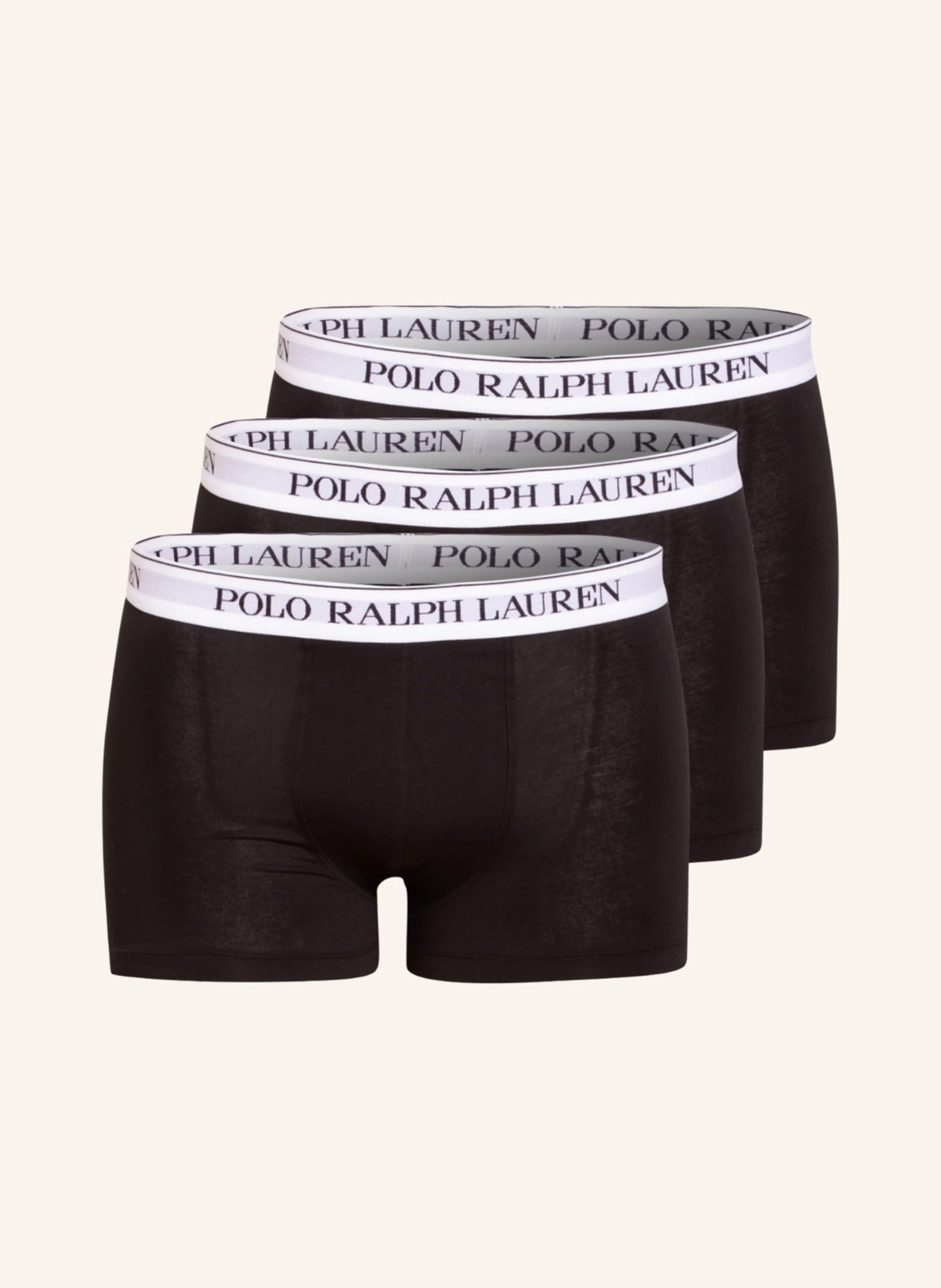 POLO RALPH LAUREN 3er-Pack Boxershorts – SCHWARZ / WEISS