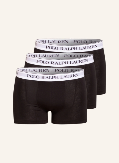 POLO RALPH LAUREN 3er-Pack Boxershorts – SCHWARZ / WEISS