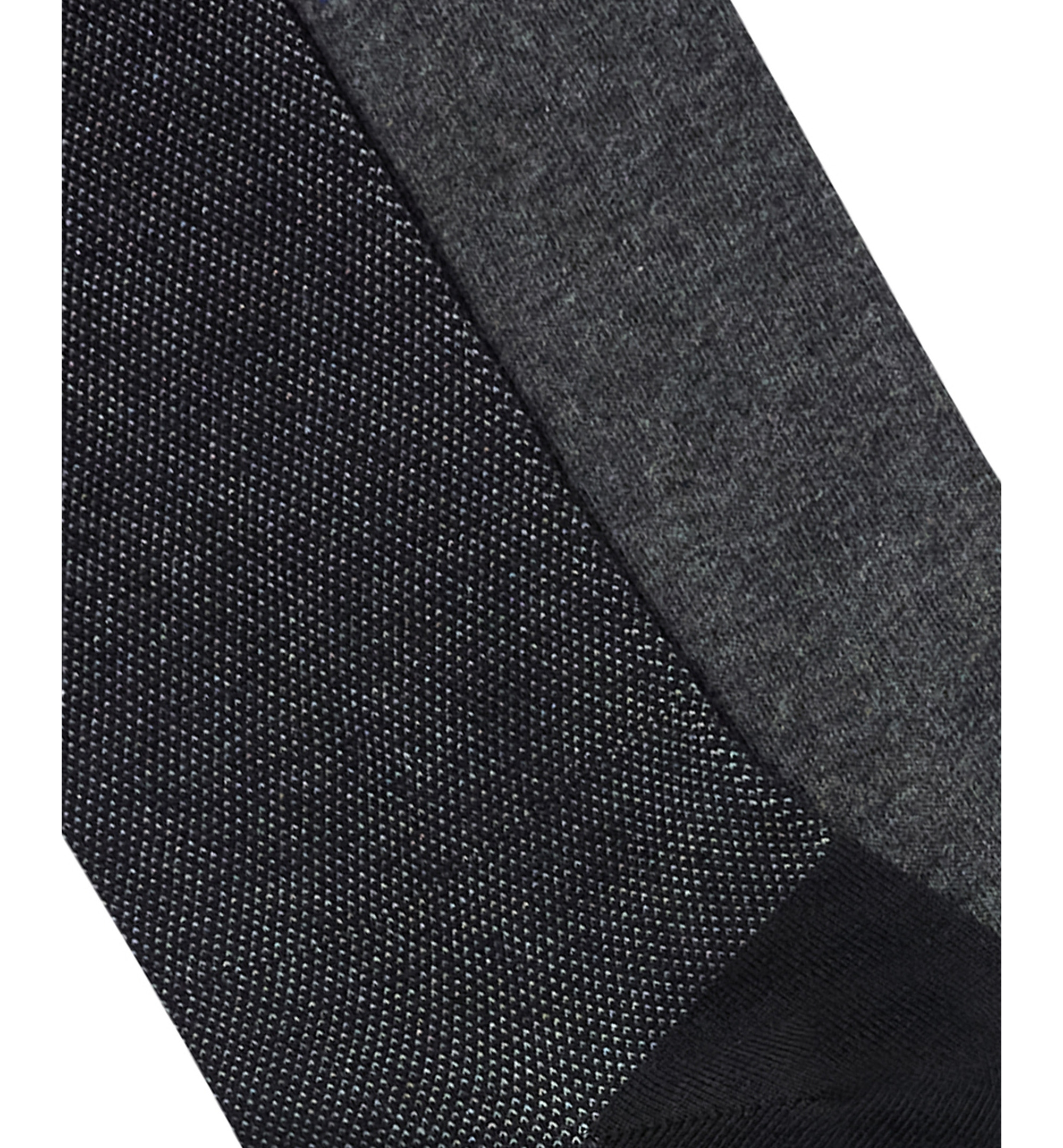 Tommy Hilfiger Men's Dress Reinforced Heel Crew Socks, 2-Pack - Black/Gray