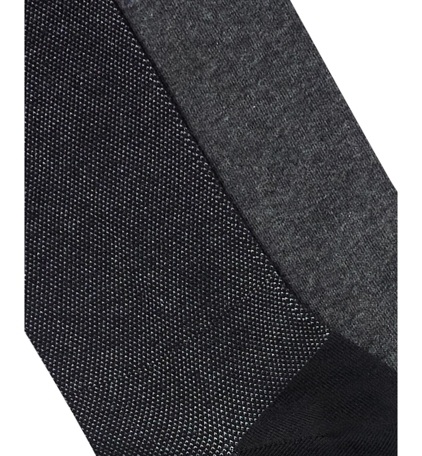 Tommy Hilfiger Men's Dress Reinforced Heel Crew Socks, 2-Pack - Black/Gray