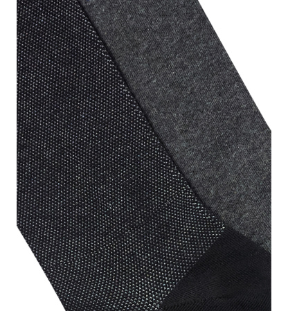 Tommy Hilfiger Men's Dress Reinforced Heel Crew Socks, 2-Pack - Black/Gray