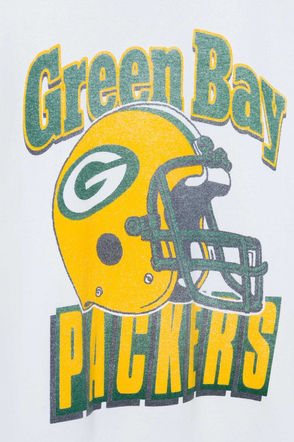 Junk Food NFL Throwback Helmet Flea Market Tee - Green Bay Packers