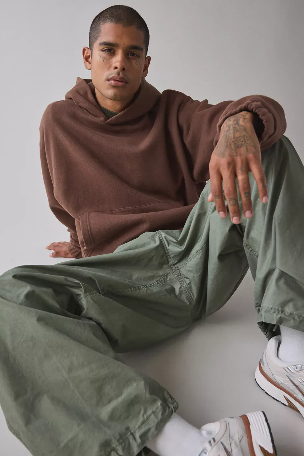 Standard Cloth Jump Shot Hoodie Sweatshirt - Brown