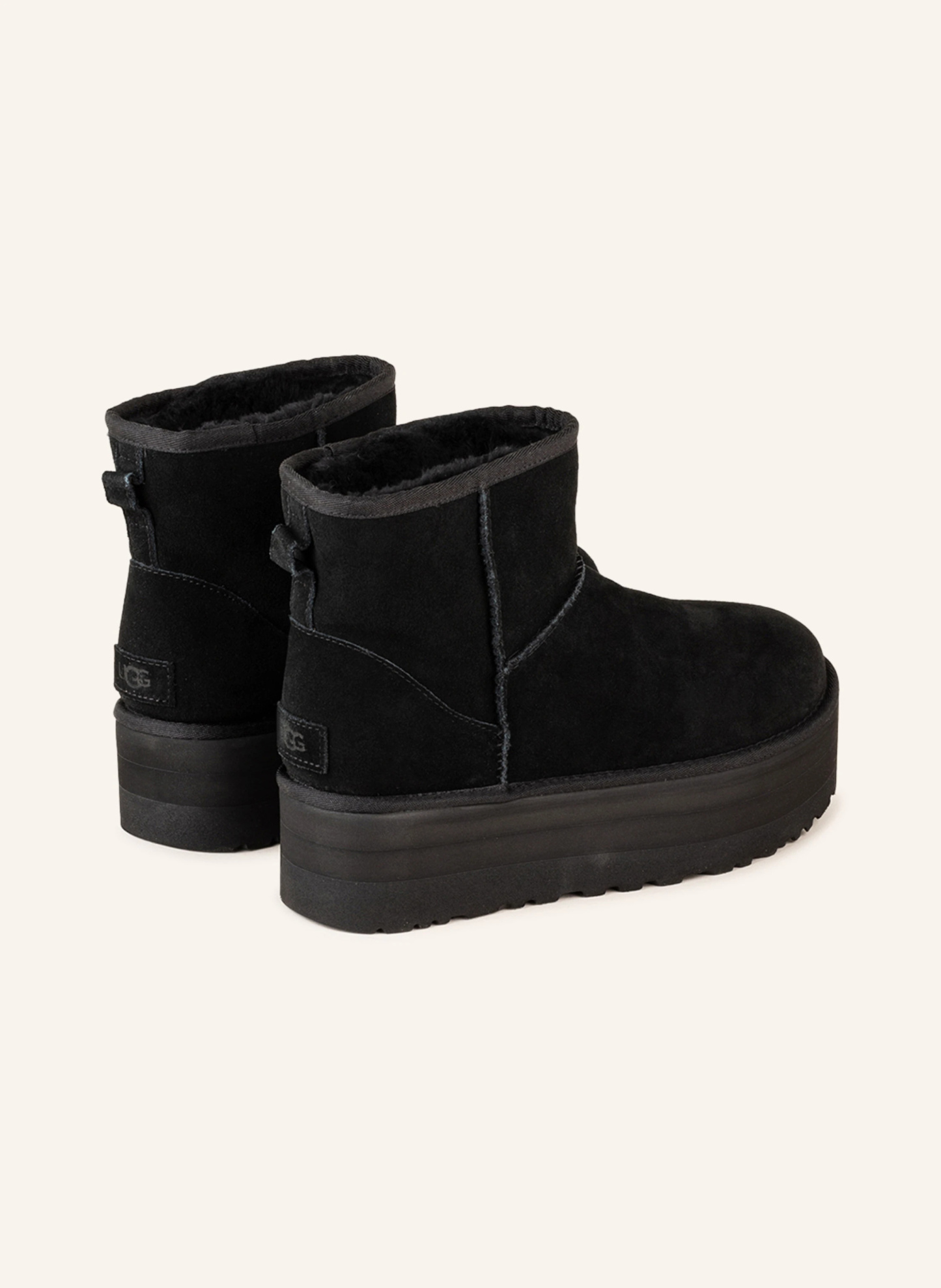 UGG Plateau-Boots CLASSIC MINI PLATFORM – SCHWARZ