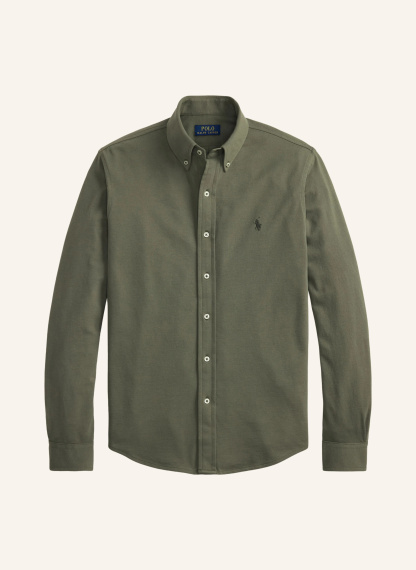 POLO RALPH LAUREN Piqué-Hemd Custom Fit – OLIV