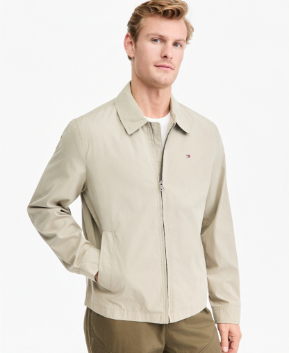 Tommy Hilfiger Men's Wind Resistant Golf Jacket - Khaki