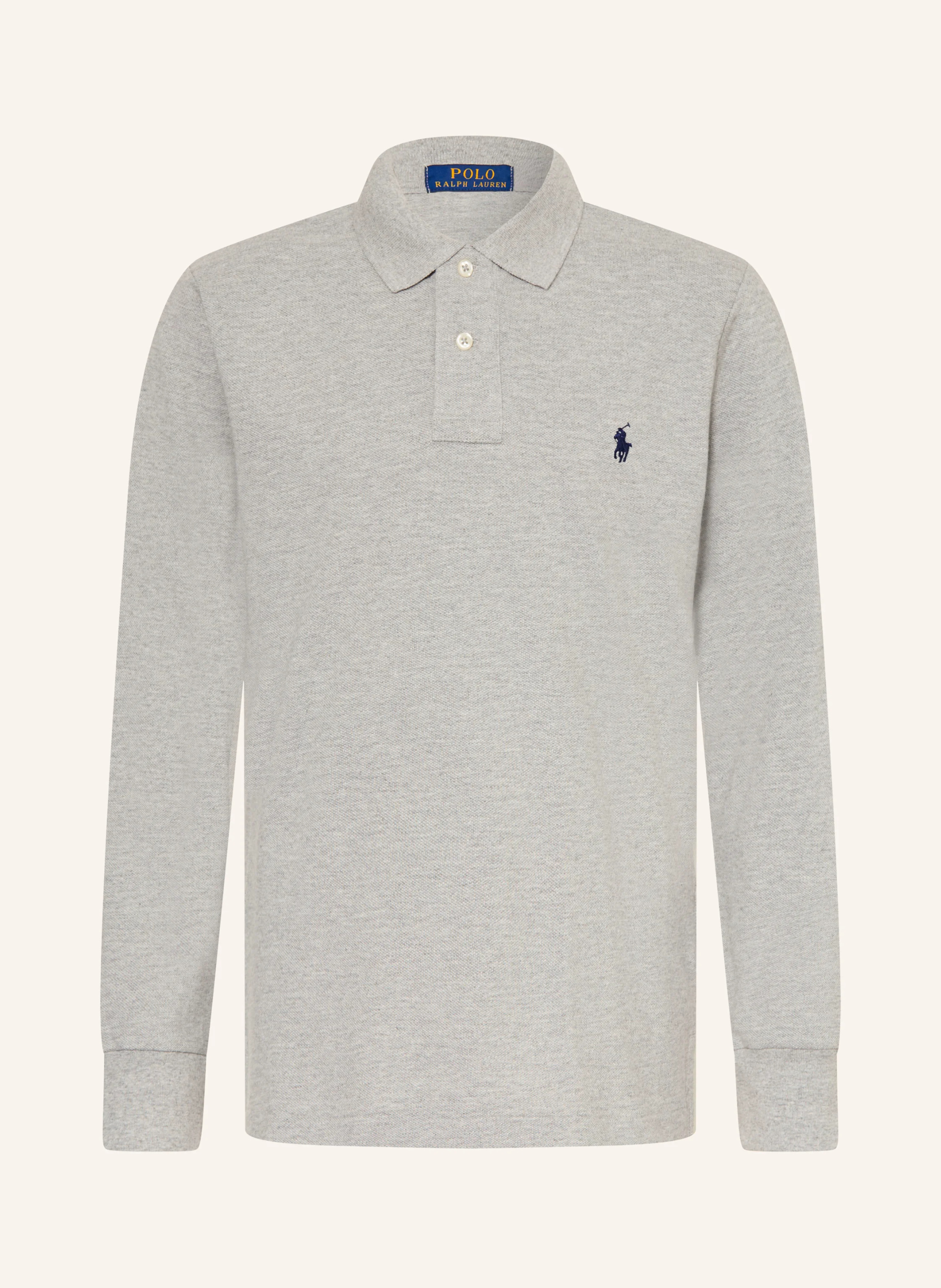 POLO RALPH LAUREN Piqué-Poloshirt – GRAU