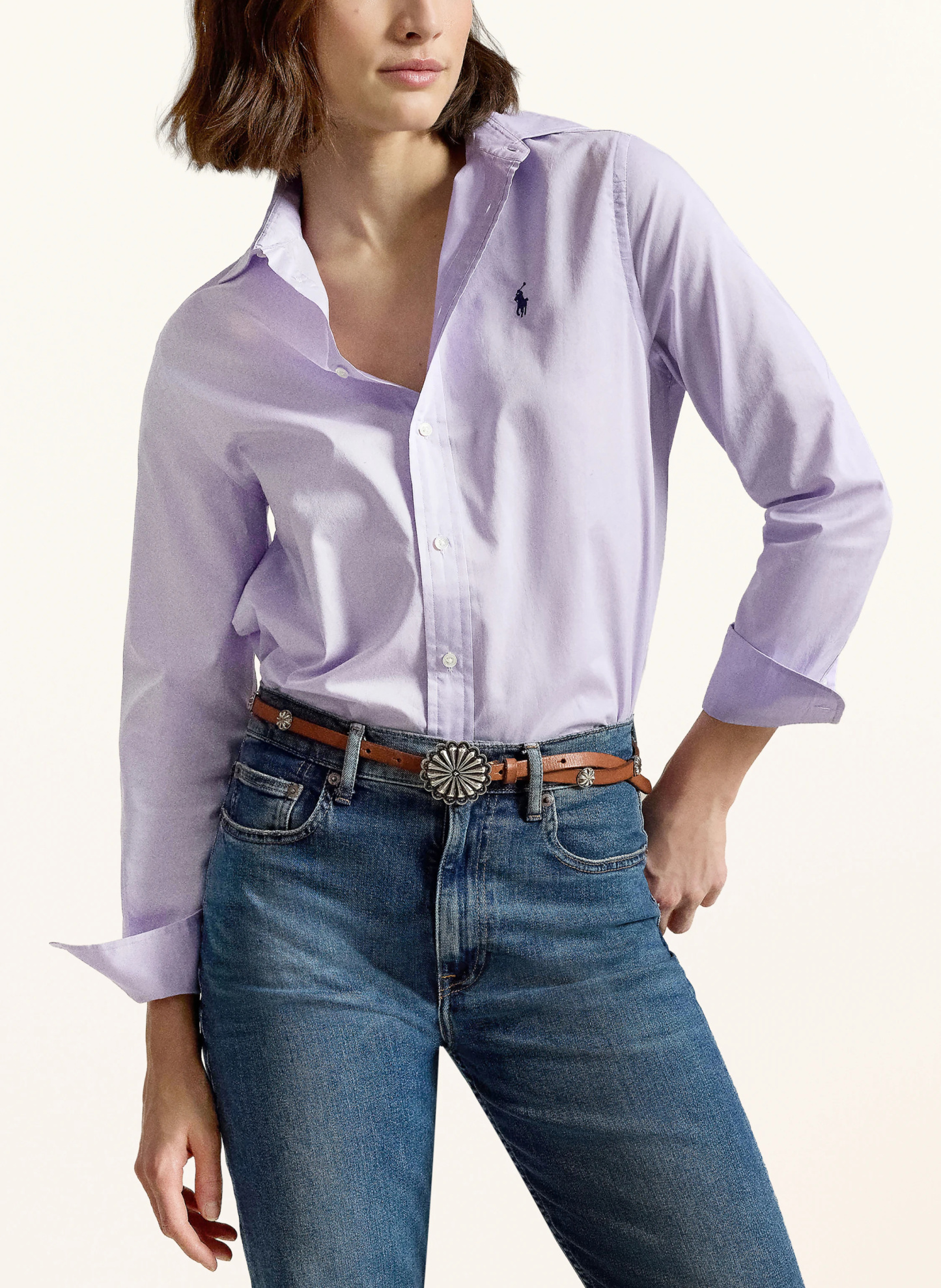 POLO RALPH LAUREN Hemdbluse – HELLLILA