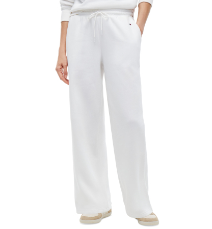 Tommy Hilfiger Women's Marina Straight-Leg Mid-Rise Drawstring Sweatpants - White