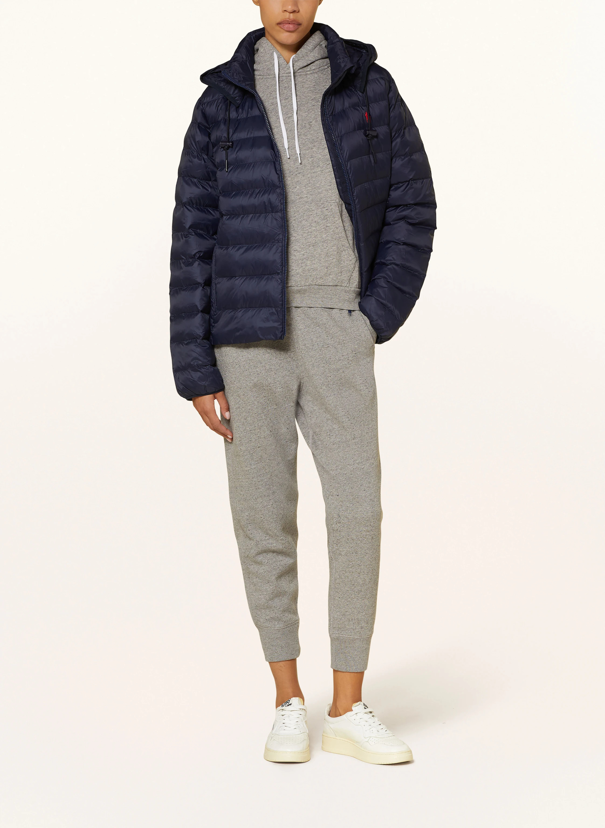 POLO RALPH LAUREN Steppjacke mit abnehmbarer Kapuze – DUNKELBLAU
