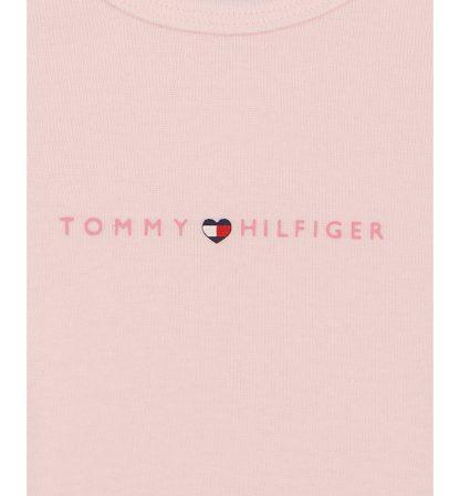 Tommy Hilfiger Baby Girls' Short-Sleeve Bodysuits, 4-Pack - Pink
