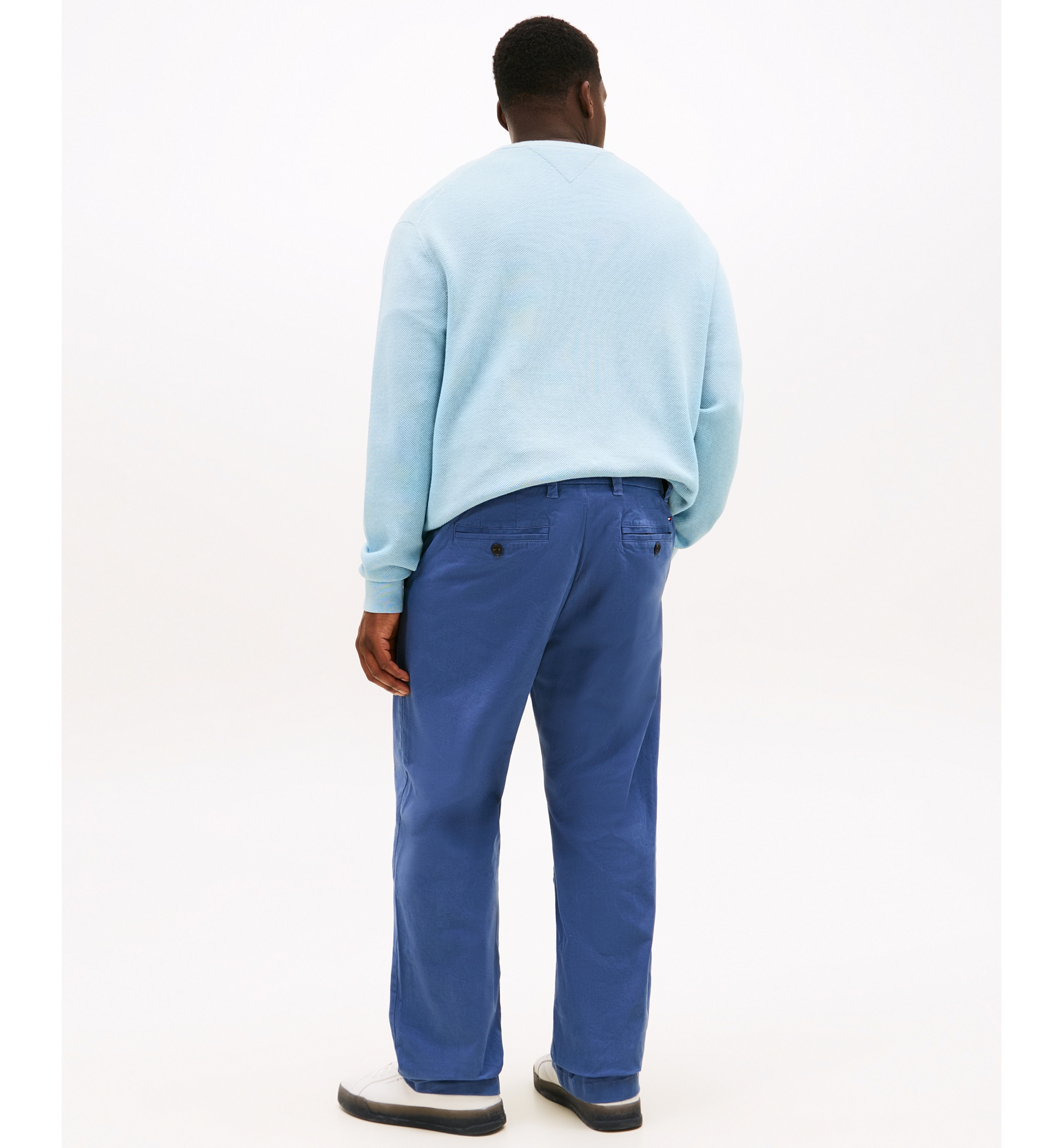 Tommy Hilfiger Men's Big & Tall TH Flex Stretch Custom-Fit Chino Pants - Vintage Indigo