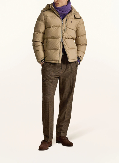 POLO RALPH LAUREN Daunenjacke GORHAM mit abnehmbarer Kapuze – BEIGE