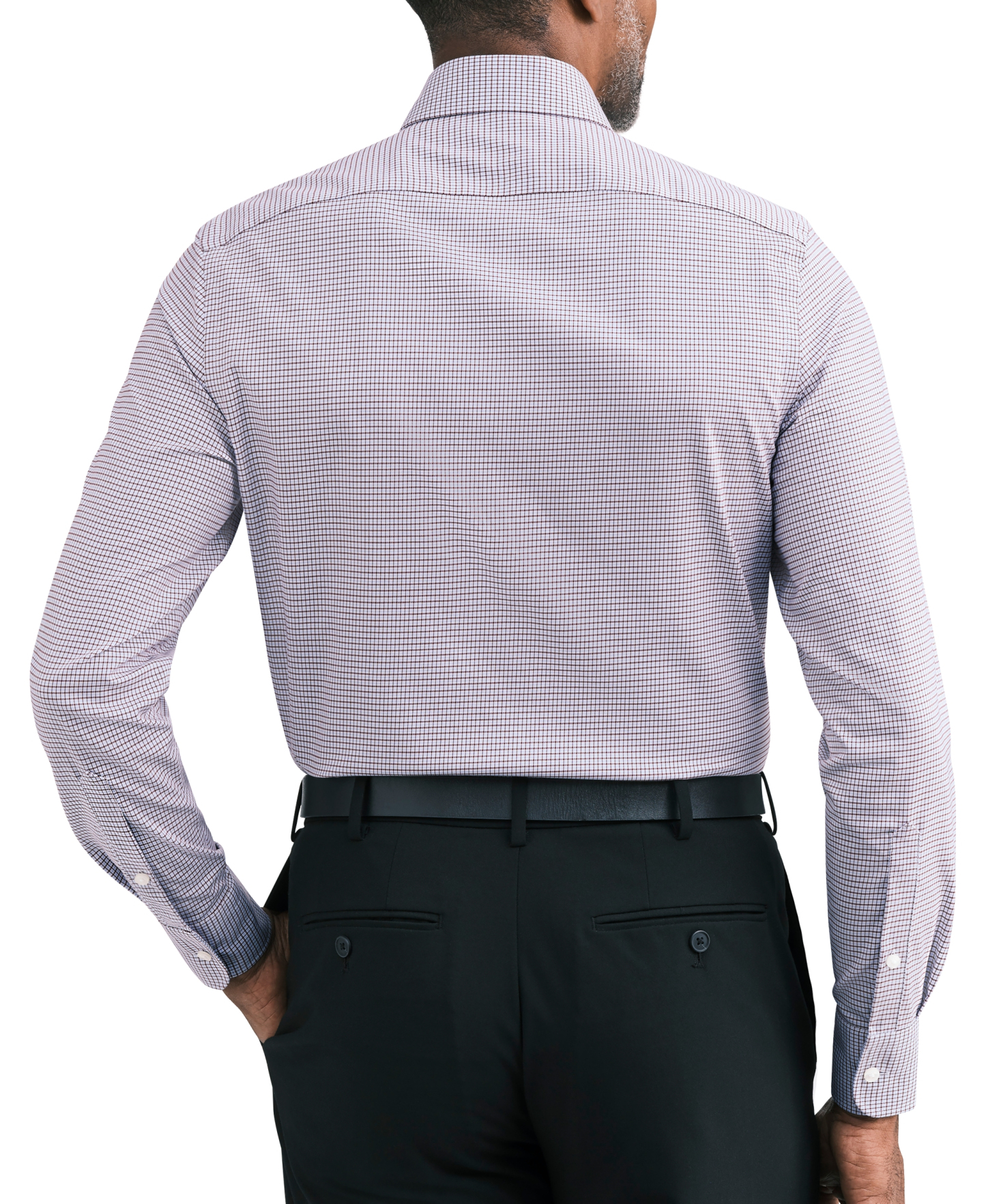 Tommy Hilfiger Men's Stretch Twill Slim-Fit Dress Shirt - Red