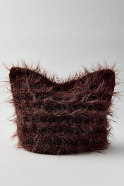 Mylo Square Beanie - Chocolate