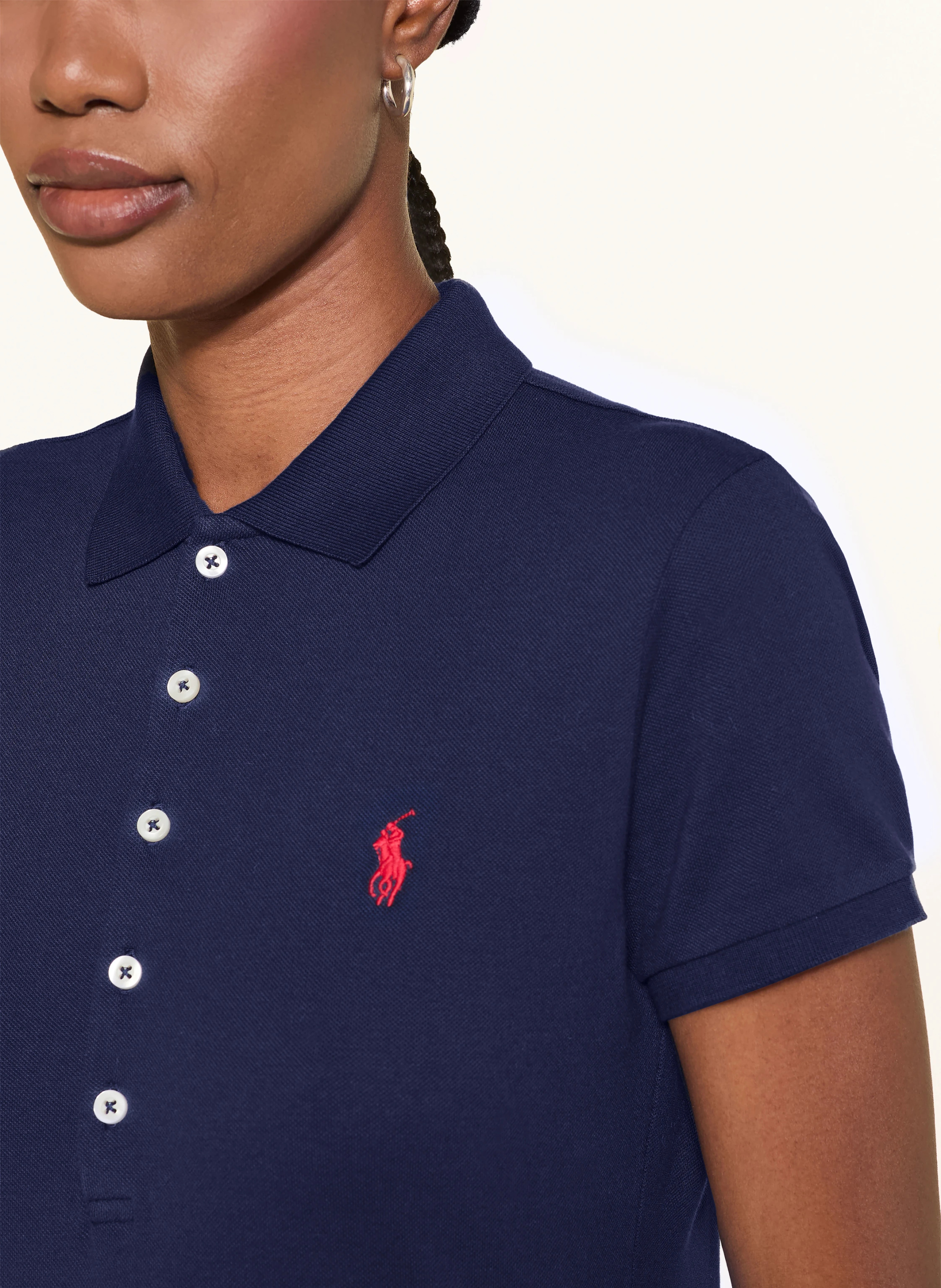 POLO RALPH LAUREN Piqué-Poloshirt – DUNKELBLAU