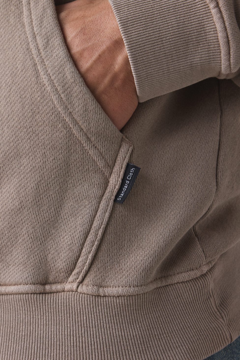 Standard Cloth Pregame Hoodie Sweatshirt - Light Taupe Wash