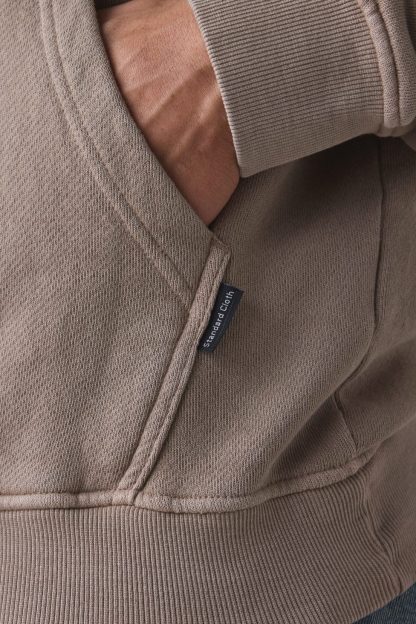 Standard Cloth Pregame Hoodie Sweatshirt - Light Taupe Wash