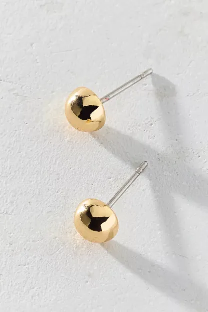 Manhattan 14k Gold-Plated Stud Earrings - Gold