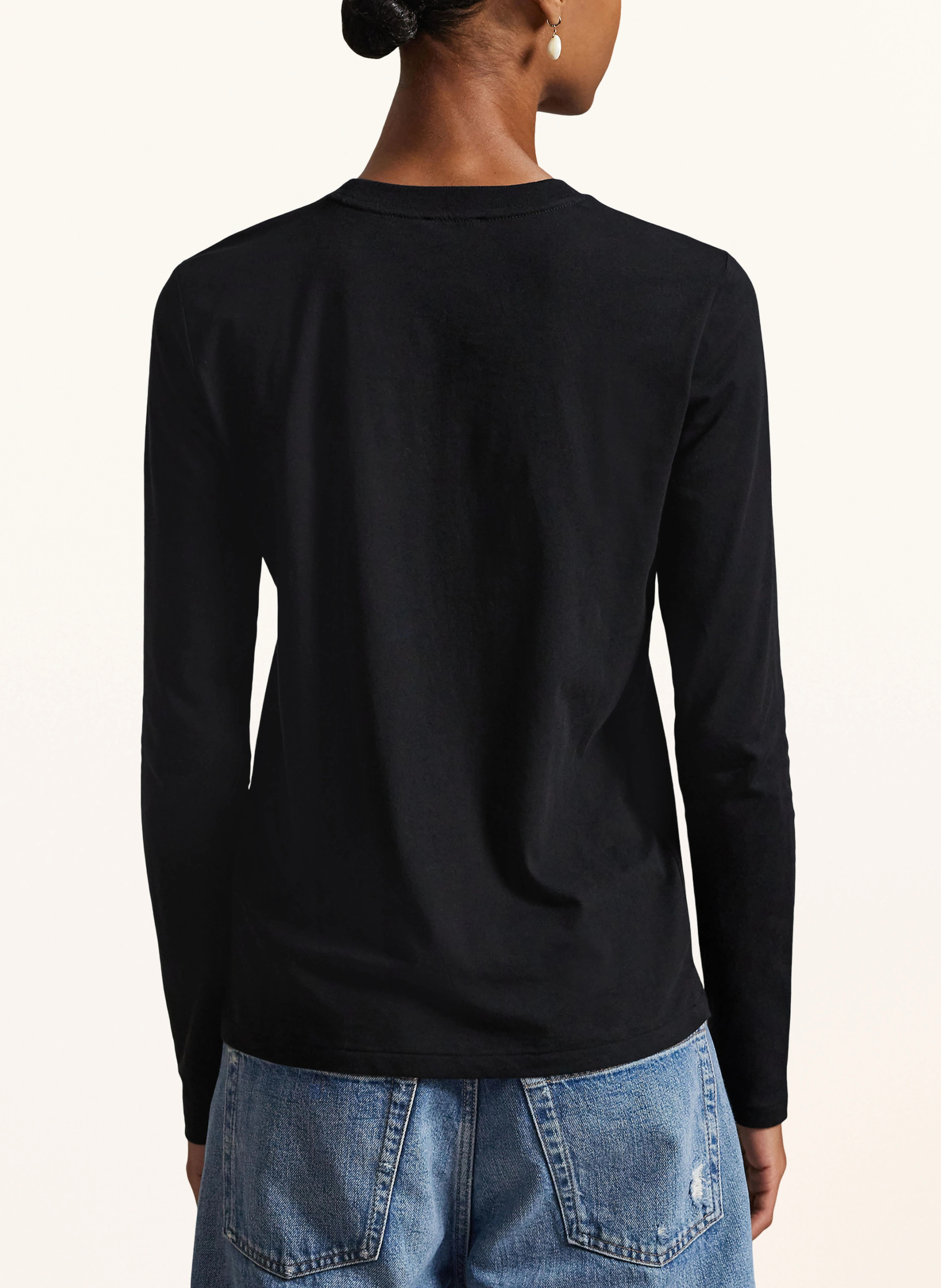 POLO RALPH LAUREN Longsleeve – SCHWARZ