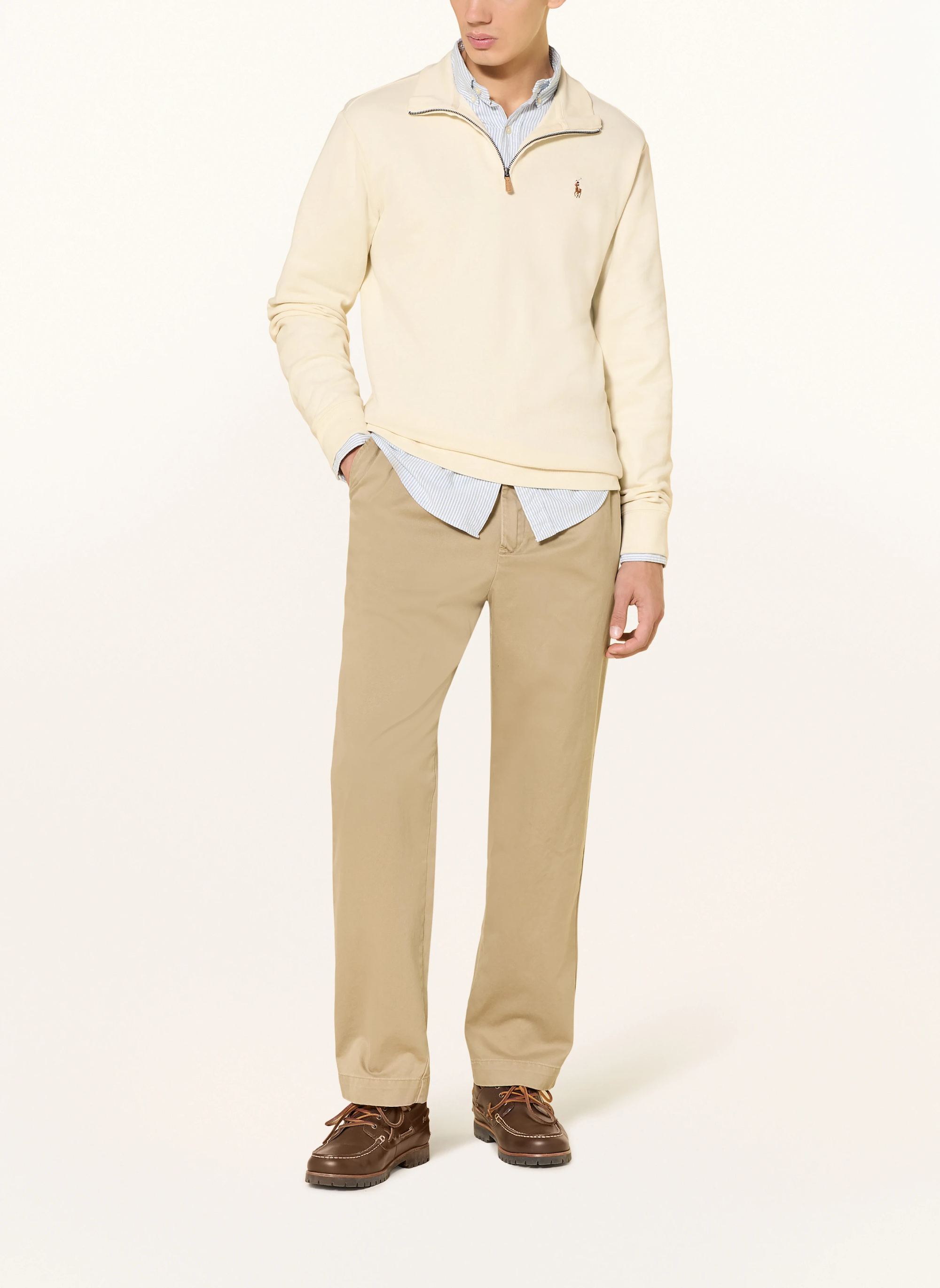 POLO RALPH LAUREN Sweat-Troyer – CREME