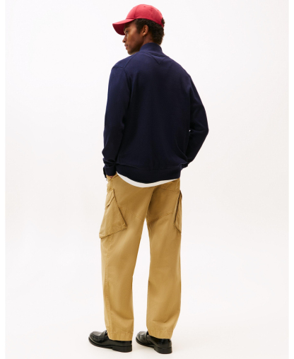 Tommy Hilfiger Men's Essential Zip-Thru Sweater - Desert Sky