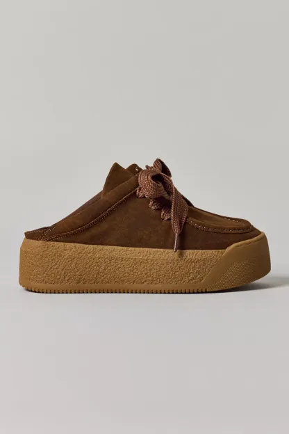 BC Footwear By Seychelles Evolution Platform Mules - Brown