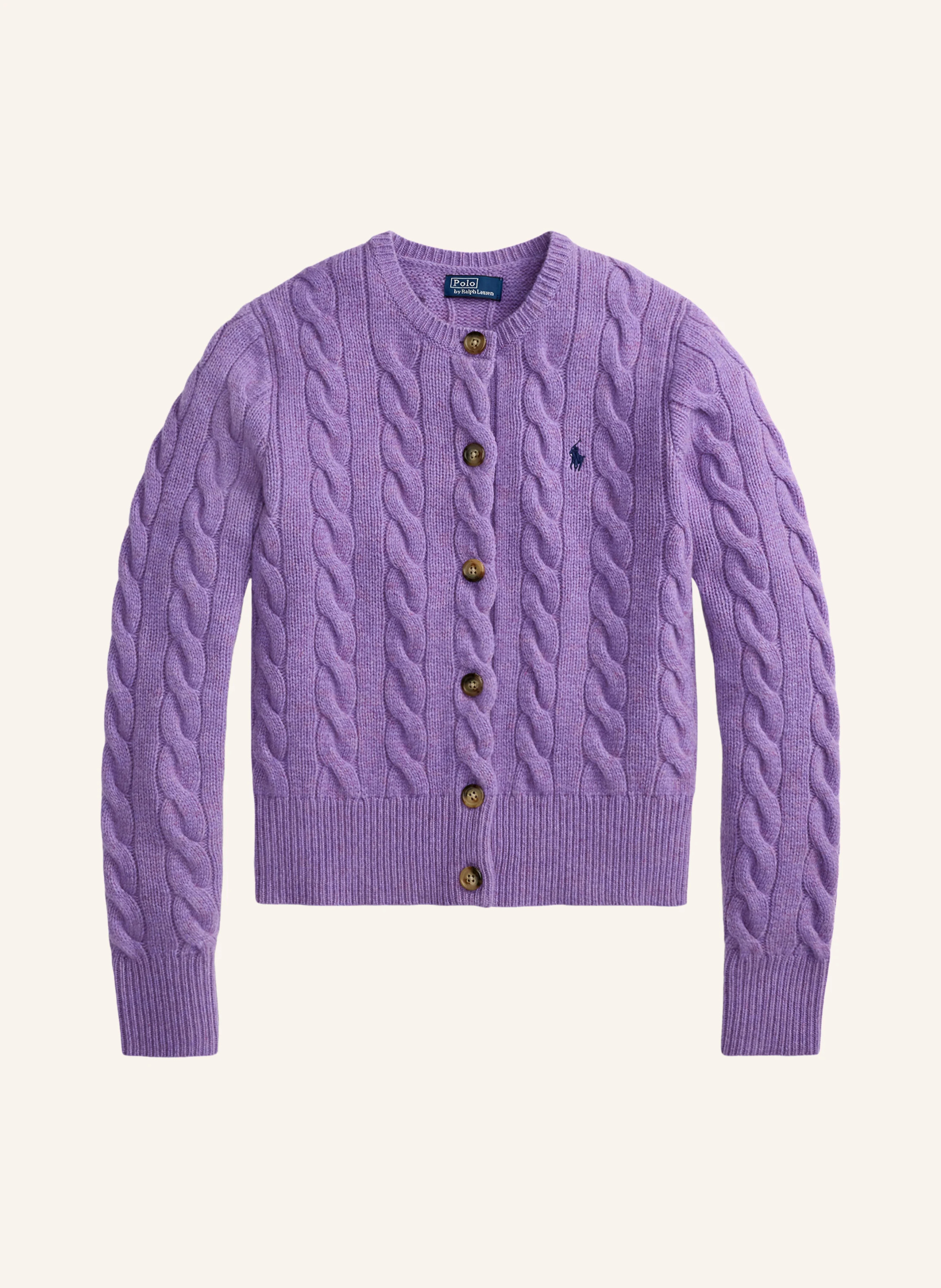 POLO RALPH LAUREN Strickjacke – LILA