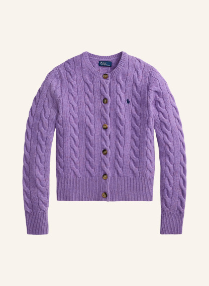 POLO RALPH LAUREN Strickjacke – LILA
