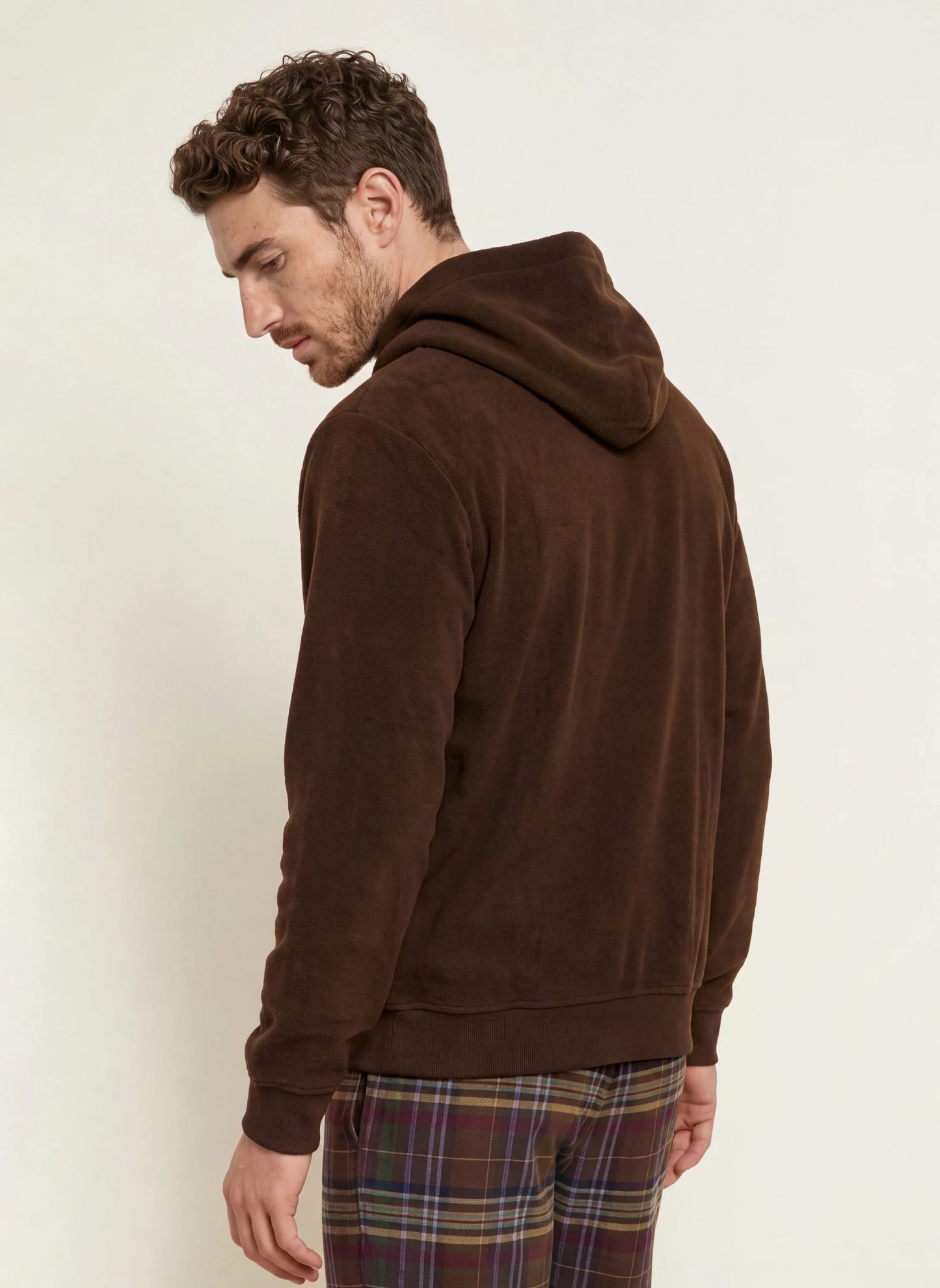 POLO RALPH LAUREN Lounge-Hoodie aus Fleece – DUNKELBRAUN