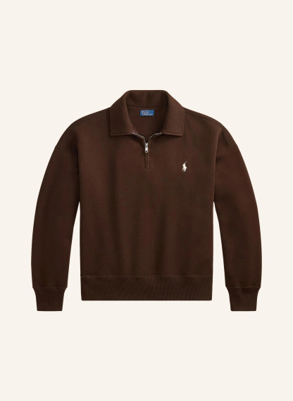 POLO RALPH LAUREN Sweat-Troyer – DUNKELBRAUN (1)