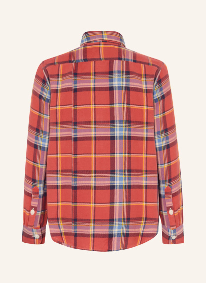 POLO RALPH LAUREN Flanellhemd – ROT / BLAU / WEISS