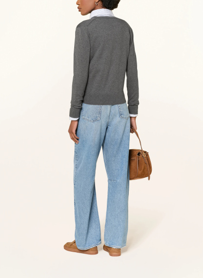 POLO RALPH LAUREN Strickjacke – GRAU