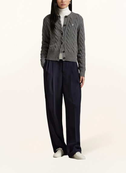 POLO RALPH LAUREN Strickjacke – GRAU