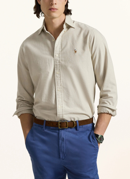 POLO RALPH LAUREN Oxfordhemd Custom Fit – BEIGE