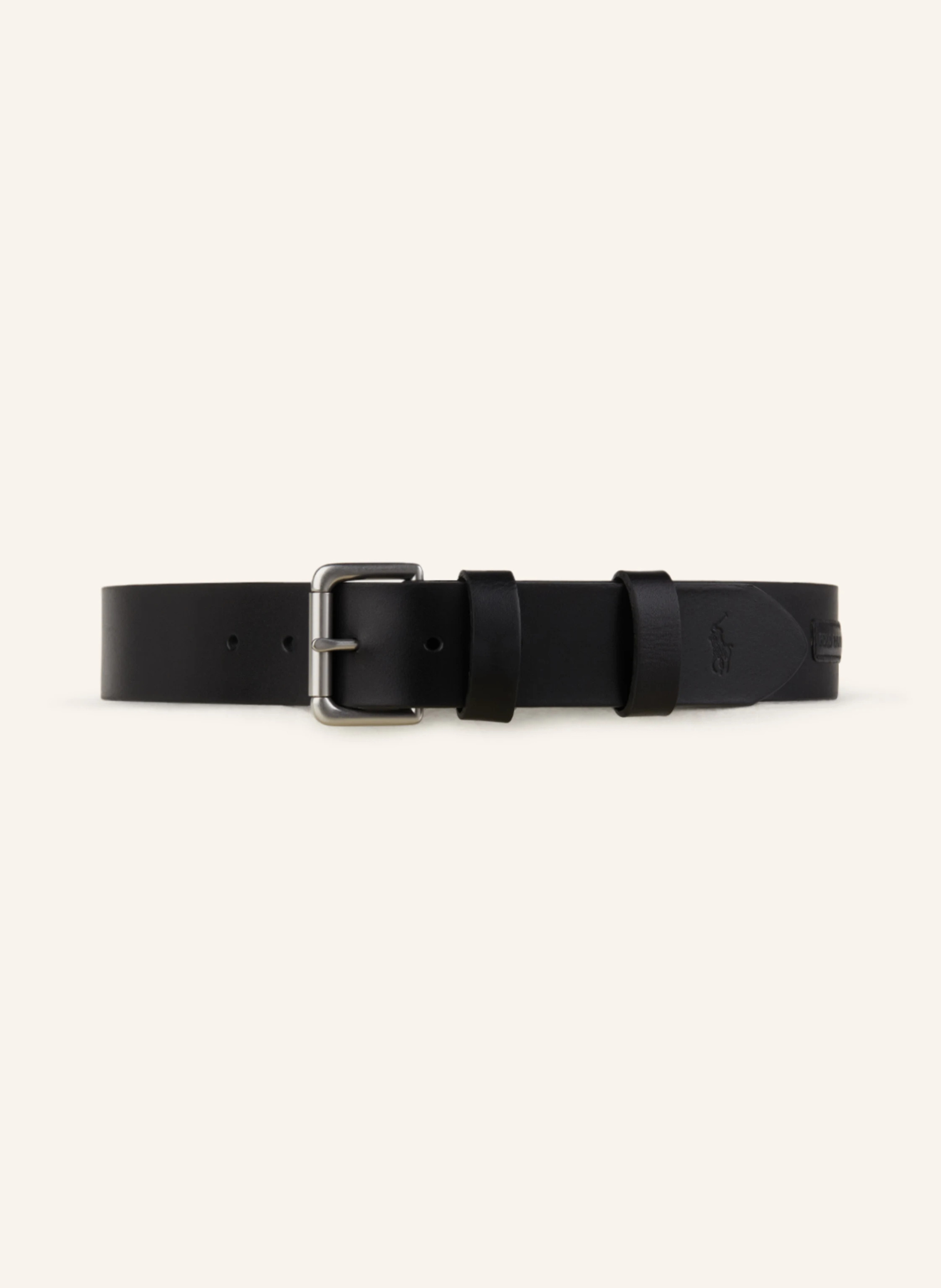 POLO RALPH LAUREN Ledergürtel – SCHWARZ