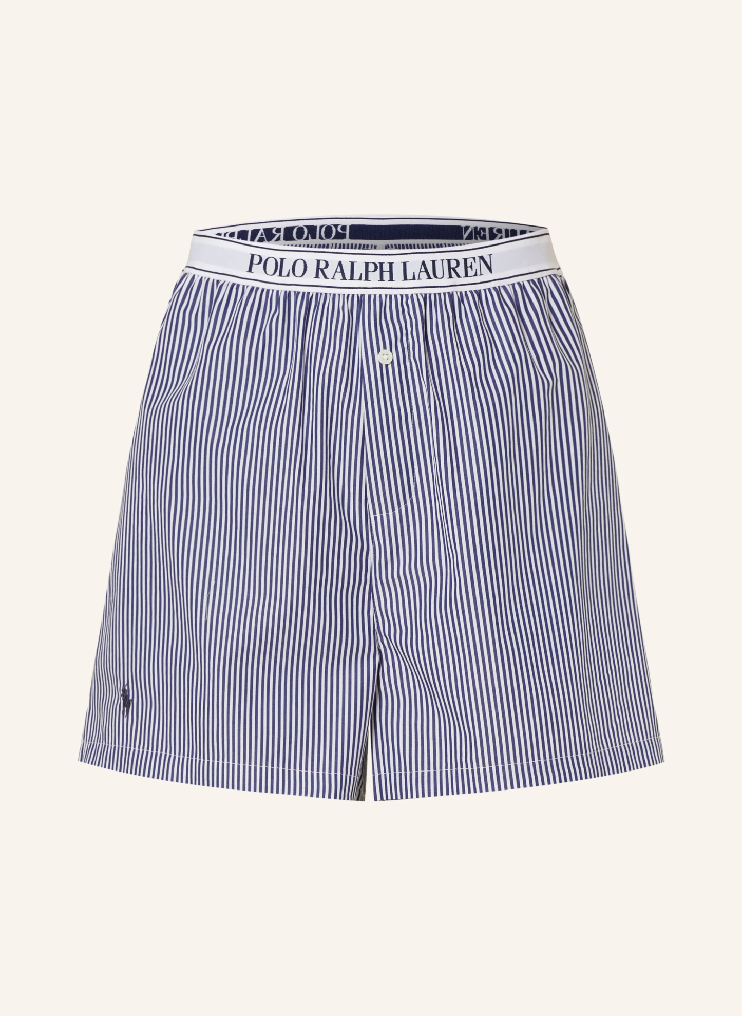 POLO RALPH LAUREN Schlafshorts – WEISS / DUNKELBLAU