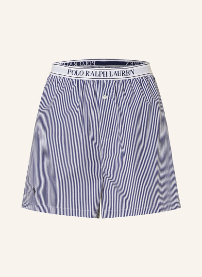POLO RALPH LAUREN Schlafshorts – WEISS / DUNKELBLAU