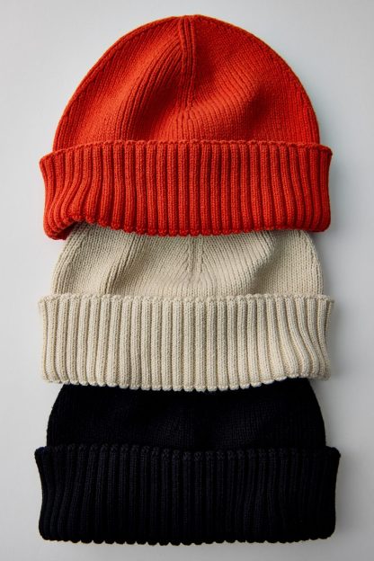 Clean Short Roll Beanie - Black