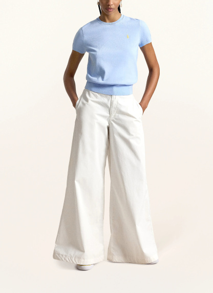 POLO RALPH LAUREN Strickshirt – HELLBLAU / GELB