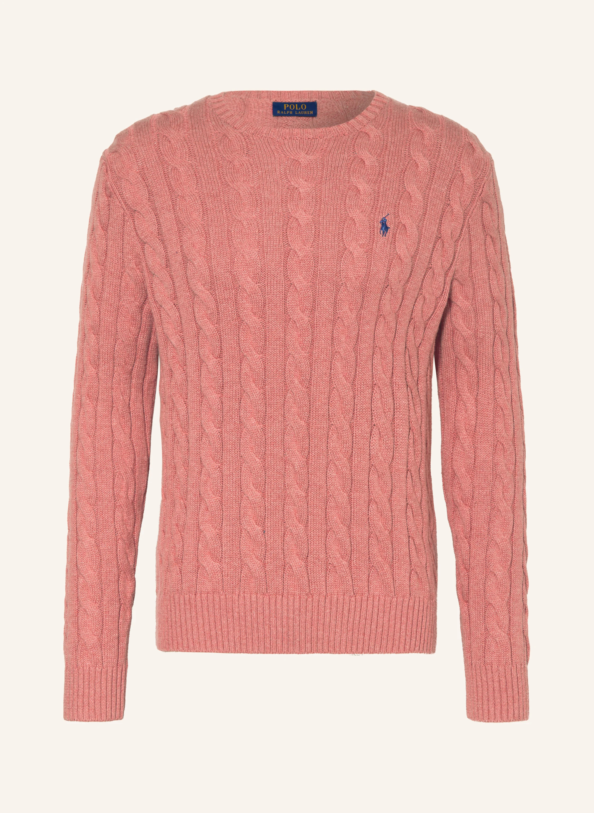 POLO RALPH LAUREN Pullover – HELLROT / DUNKELBLAU