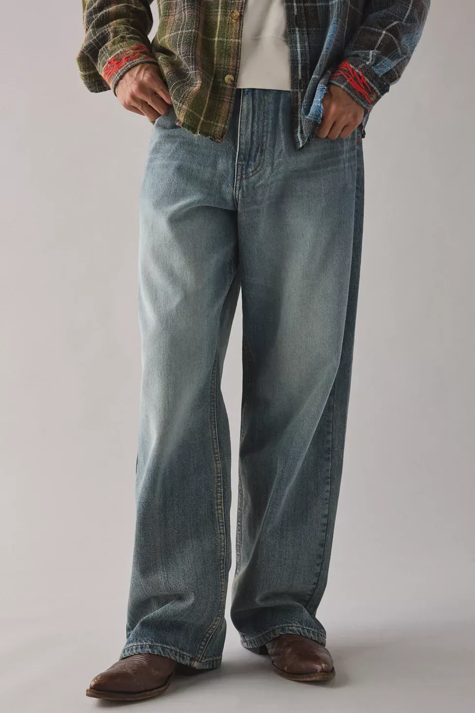 BDG Nitro Baggy Fit Jeans - Cat Scratch