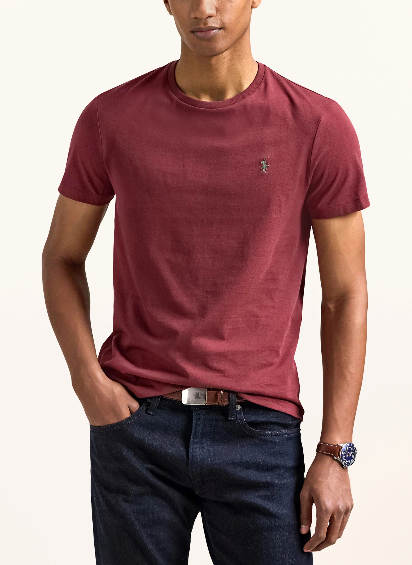 POLO RALPH LAUREN T-Shirt – DUNKELROT