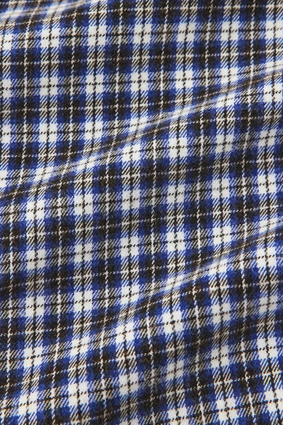 BDG Baggy Flannel Long Sleeve Shirt - Navy