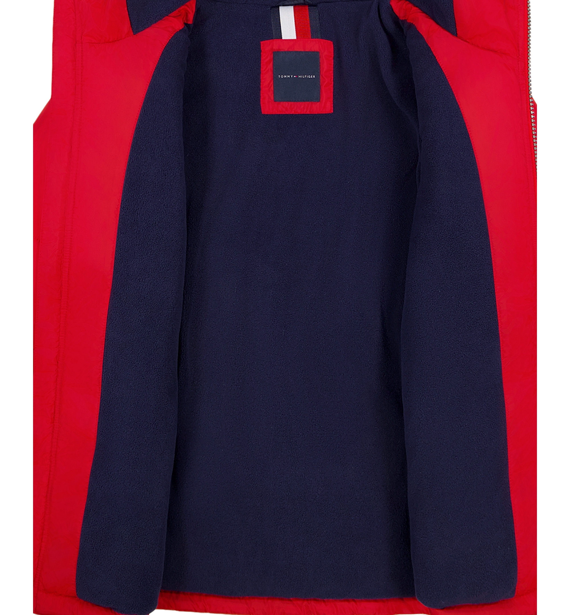 Tommy Hilfiger Boys' 8-20 Logo Puffer Jacket - Scarlet Sage