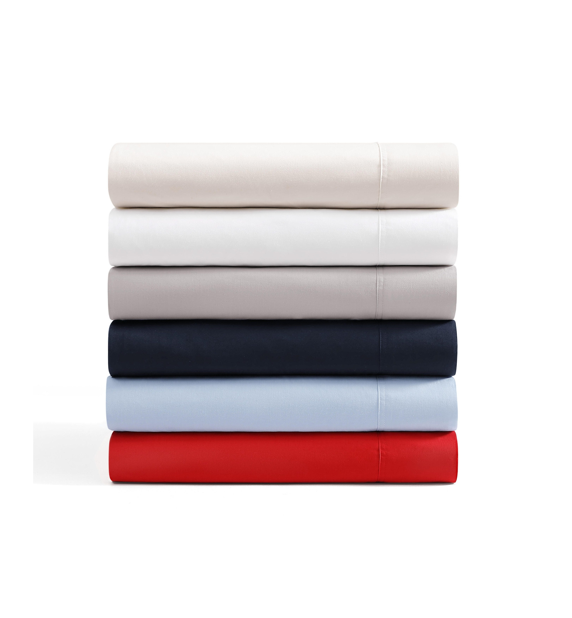 Tommy Hilfiger Solid 200-Thread Count Cotton Percale Sheet Set - Navy