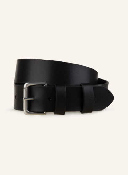POLO RALPH LAUREN Ledergürtel – SCHWARZ